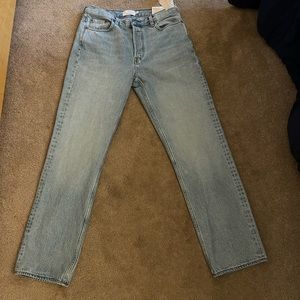 Keeper cut high waisted organic cotton jeans